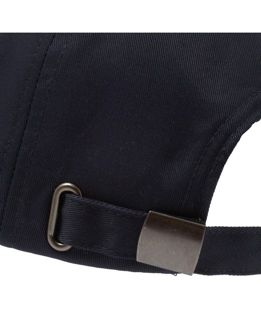 Aquascutum Cotton Navy Rebel Cap in 