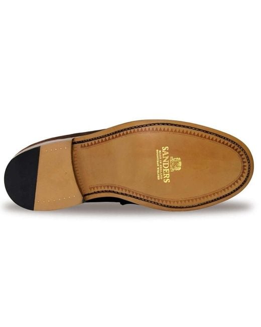 Sanders Brown Aldwych Penny Loafers for men