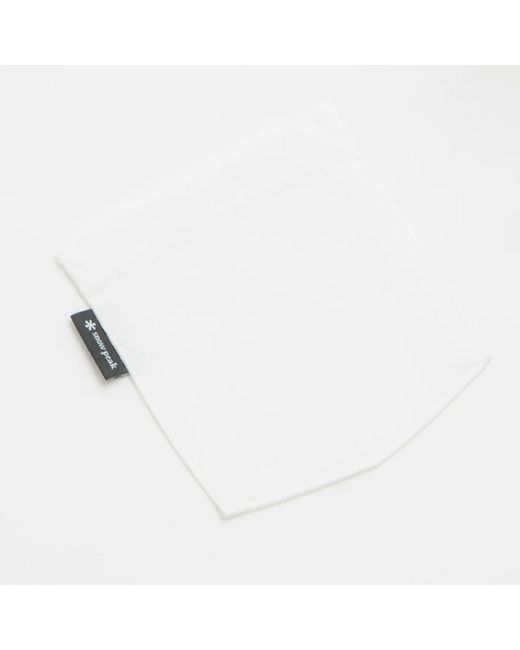 Snow Peak White Pocket T-Shirt for men