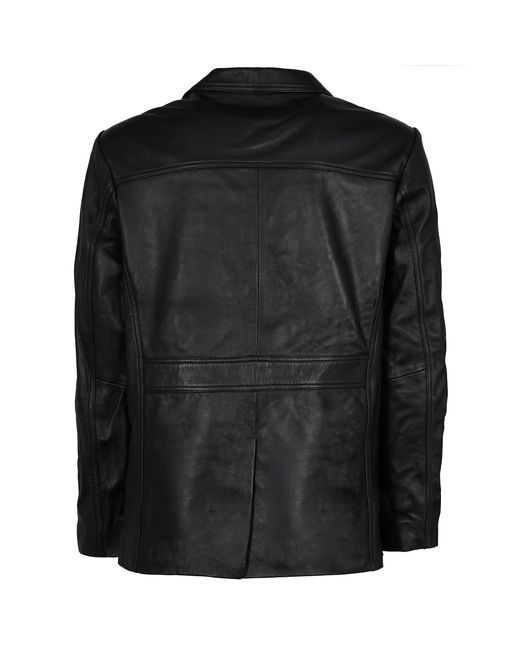 real hoxton Black Safari Jacket for men