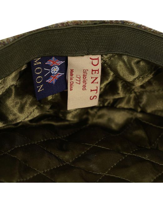 Dents Green Abraham Moon Flat Cap for men