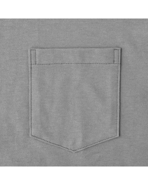 Orslow Gray Pocket T-Shirt for men