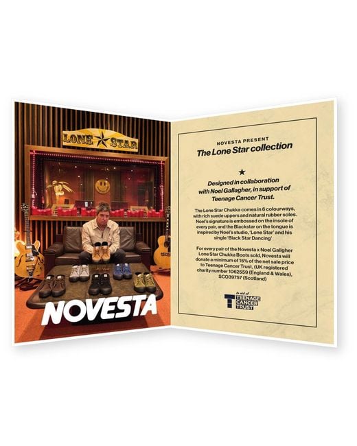 Novesta Brown X Noel Gallagher Lone Star for men