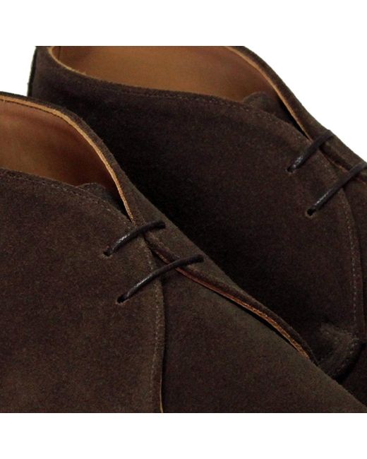 Sanders Brown Hi Top Chukka Boot for men