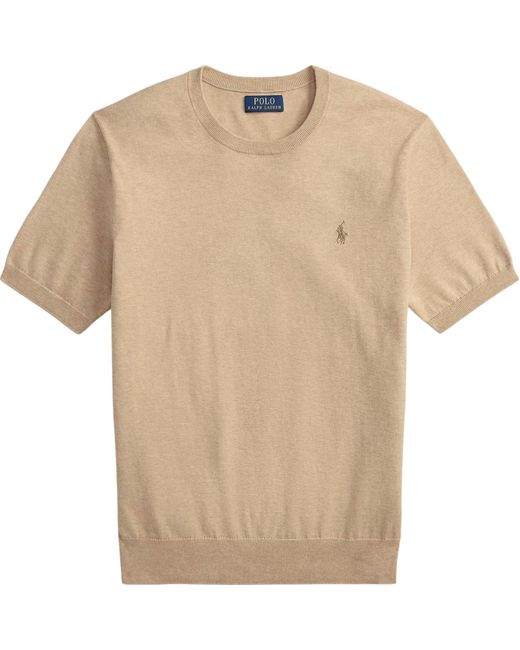Polo Ralph Lauren Natural Crewneck Short-Sleeve Knit for men