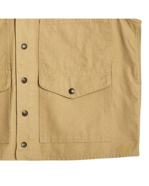 Filson Natural Dry Tin Vest for men