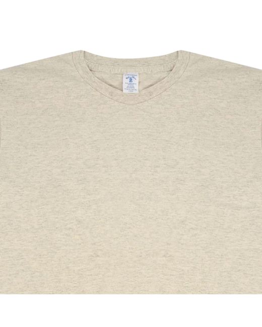Velva Sheen Natural Short Sleeve Crew Neck T-Shirt for men