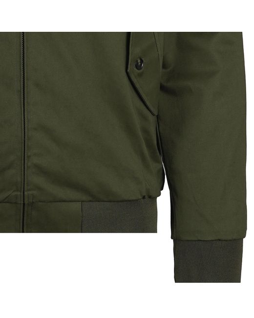 real hoxton Green Harrington Jacket for men