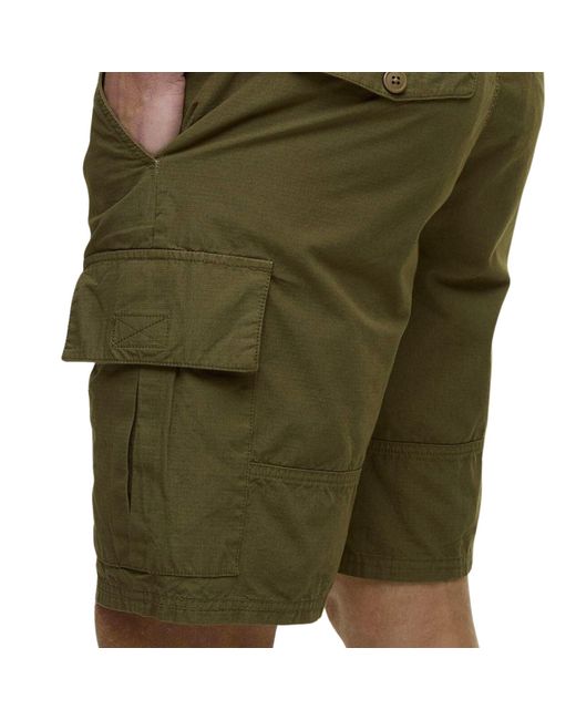 Barbour Green Ripstop Cargo Shorts for men