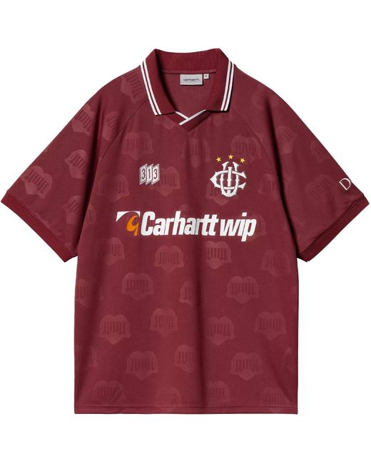 Carhartt Red Short Sleeve Hartt&Apos; Football T-Shirt for men