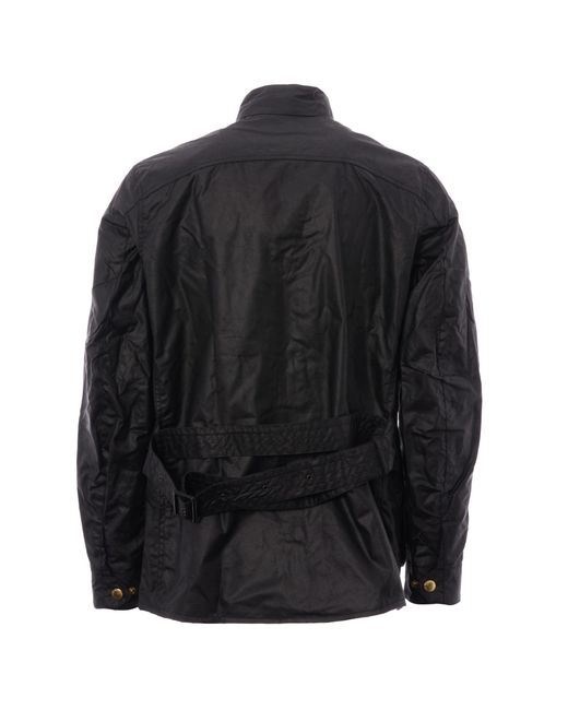Barbour Black Union Jack Wax Jacket for men