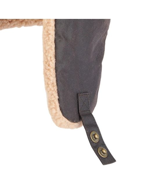 Barbour Multicolor Morar Waxed Trapper Hat for men