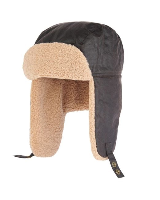 Barbour Multicolor Morar Waxed Trapper Hat for men
