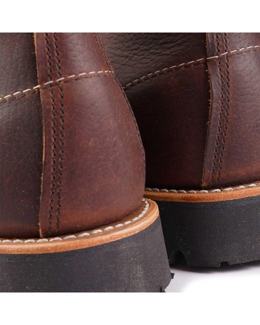 Red Wing Brown Roughneck Moc Toe Work Boots for men