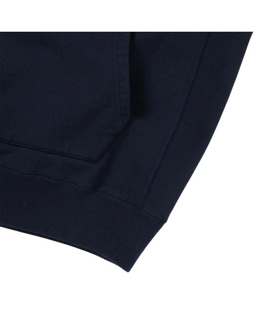 Wonder Looper Blue Pullover Hoodie Super Looper French Terry for men