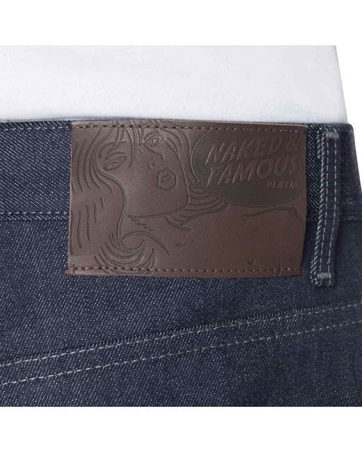Naked & Famous Blue Easy Guy for men