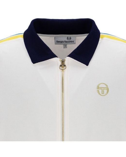 Sergio Tacchini White Monte Track Jacket for men