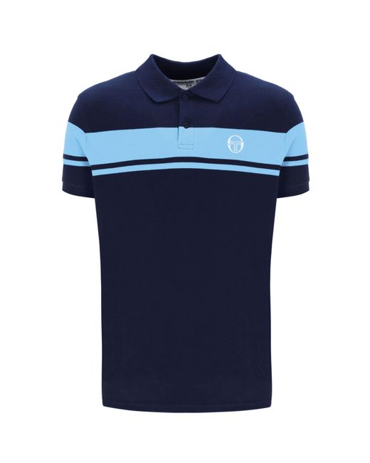 Sergio Tacchini Blue Young Line Polo Shirt for men