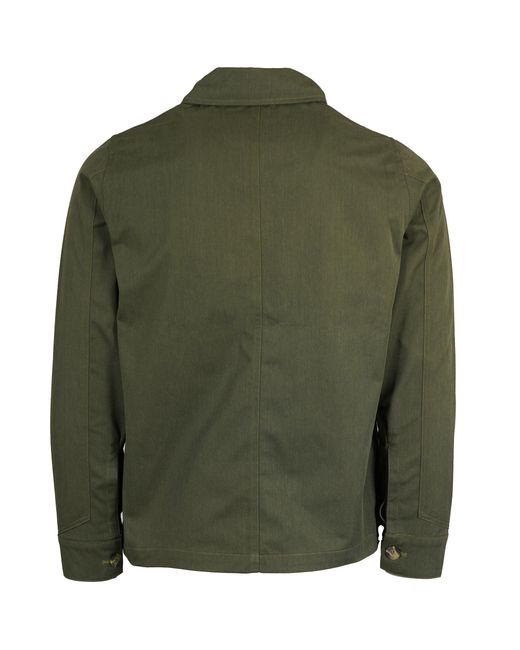 real hoxton Green Chore Jacket for men