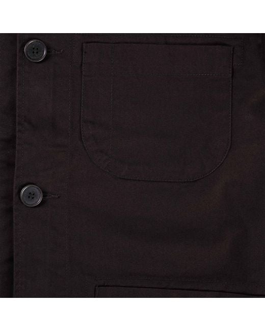 Universal Works Black Twill Field Jacket for men