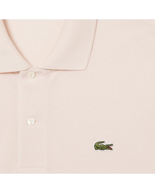 Lacoste Pink Classic Fit L.12.12 Original Polo Shirt for men