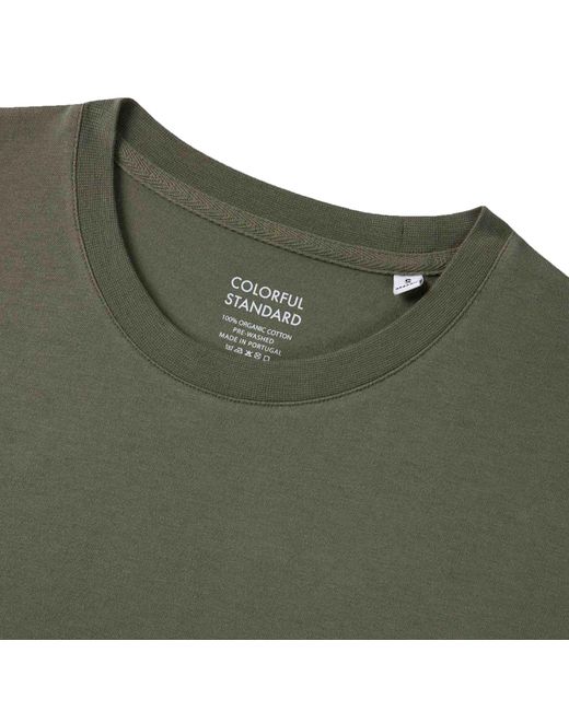 COLORFUL STANDARD Green Classic Organic T-Shirt for men