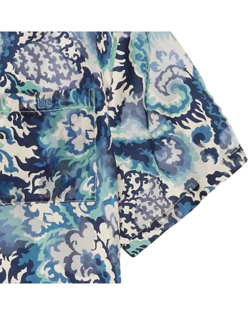 Levi's® Blue Tab Blue Short Sleeve Camp Shirt for men