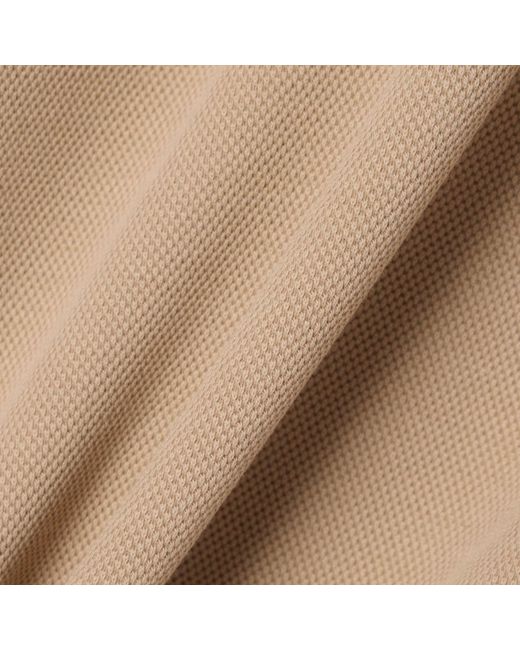 Lacoste Natural Polo Collar Piqué Sweatshirt for men