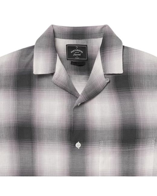 Portuguese Flannel Gray Smogy Shirt for men