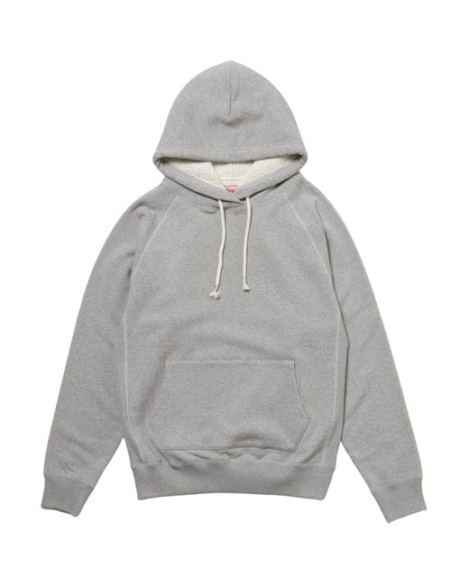 Wonder Looper Gray Pullover Hoodie Super Looper French Terry for men
