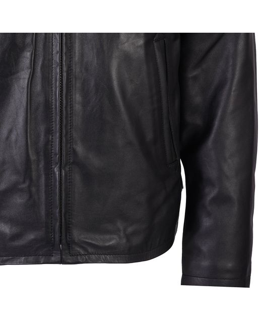 Schott Nyc Black Leather Jacket for men