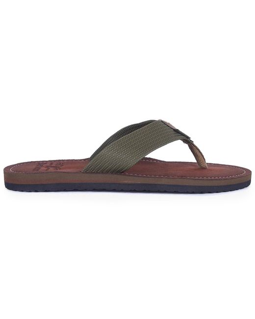 Barbour Brown Toeman Beach Sandal for men