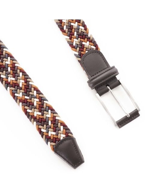 Andersons Multicolor Woven Belt for men
