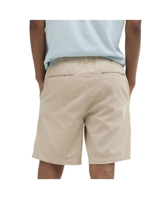 Barbour Natural Washed Oxford Relaxed Shorts for men