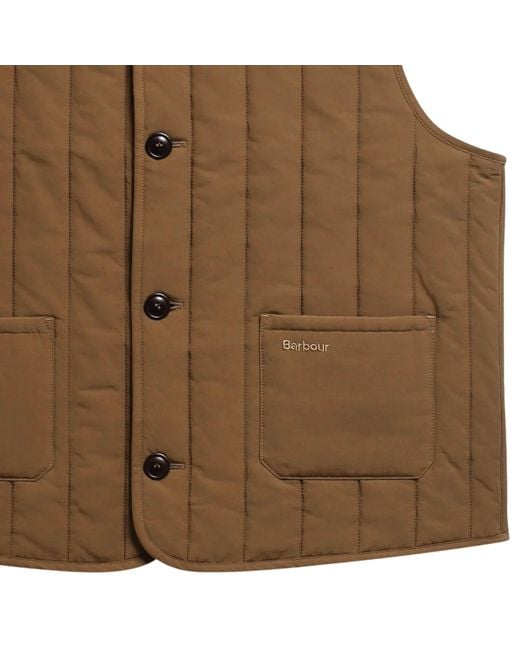Barbour Brown Boddy Gilet for men