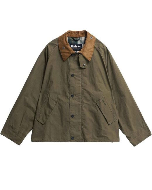 Barbour Green Transport Casual Jacket for men