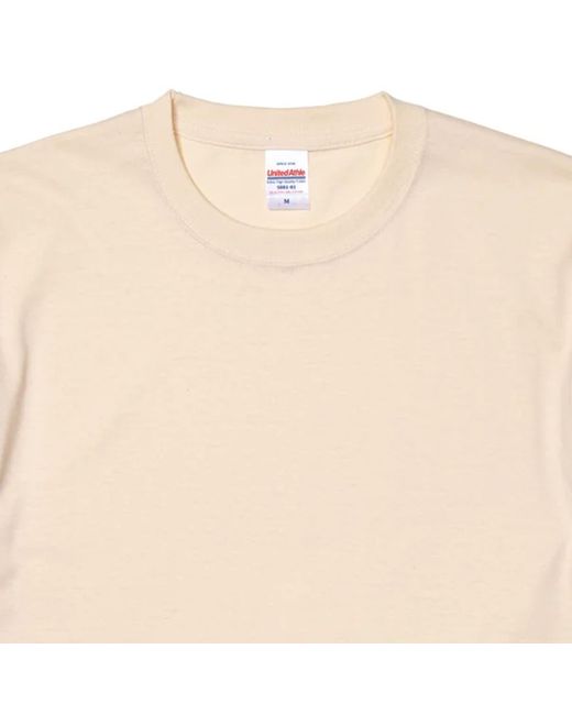 United Athle Natural 5001 Classic Fit 5.6Oz T-Shirt for men