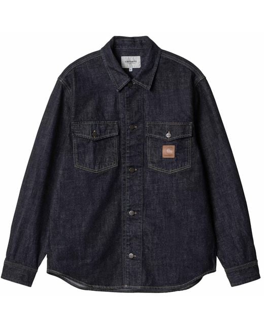 Carhartt Blue Lincoln Shirt Jac for men