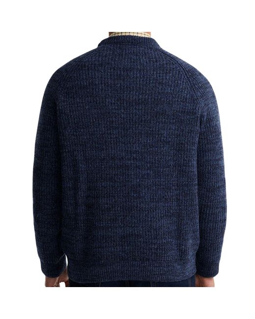 Barbour Blue Horseford Crew Neck Jumper for men