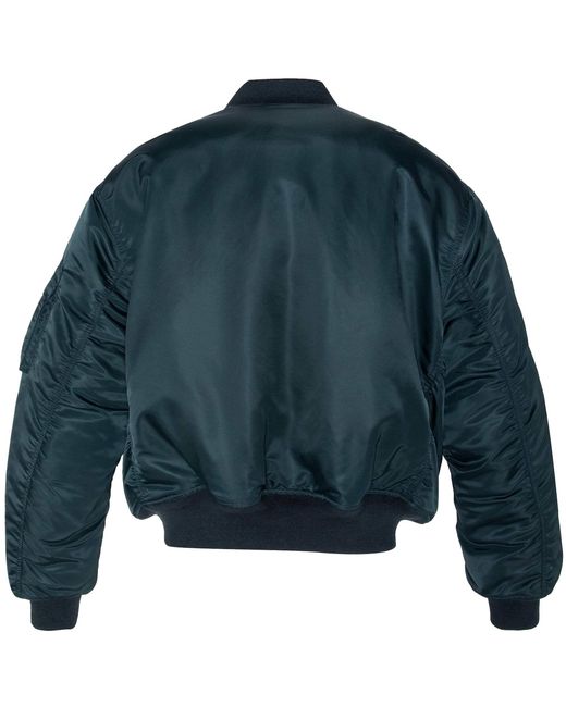 Schott Nyc Blue Ma-1 90's Fit Bomber Jacket for men
