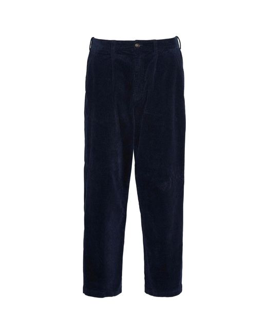 Barbour Blue Stretch Cord Relaxed Fit Trouser for men