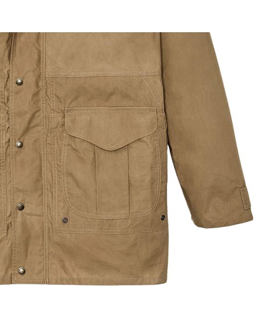 Filson Green Dry Wax Omak Coat for men