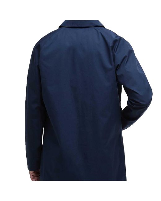 Barbour Blue Rokig Lightweight Mac Jacket for men