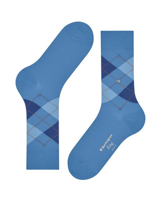 Burlington King Socks in Green for Men | UK