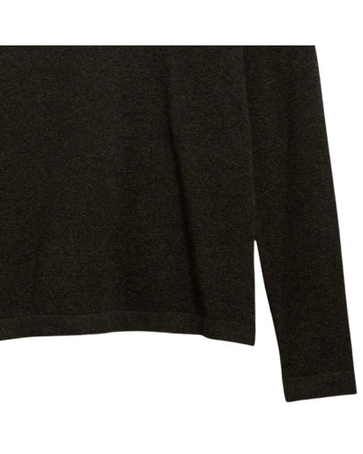 Barbour Black Bearsted Knitted Zip Polo Shirt for men