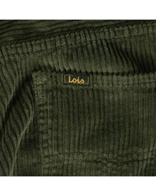 Lois Green Dallas Jumbo Cord Trousers for men