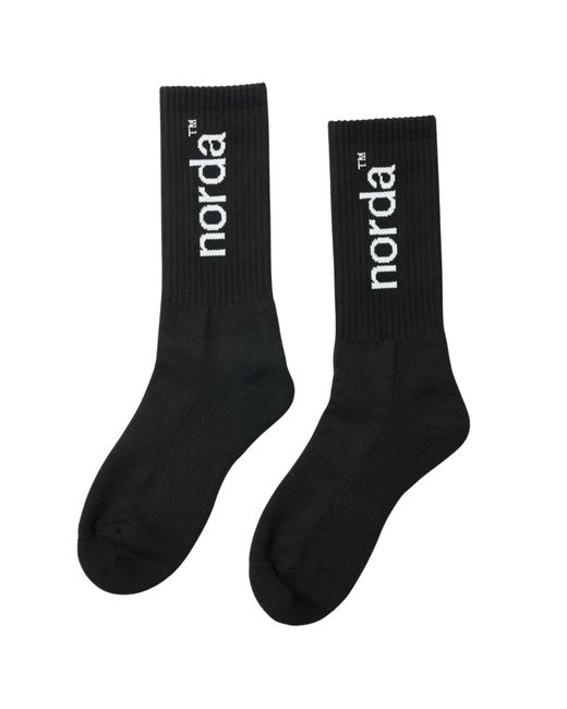 Norda Black Norda Retro Socks for men