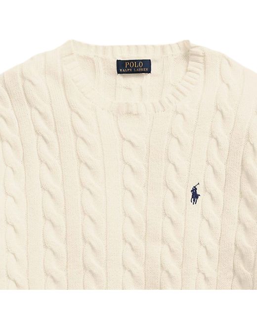 Polo Ralph Lauren Natural Cable-Knit Jumper for men