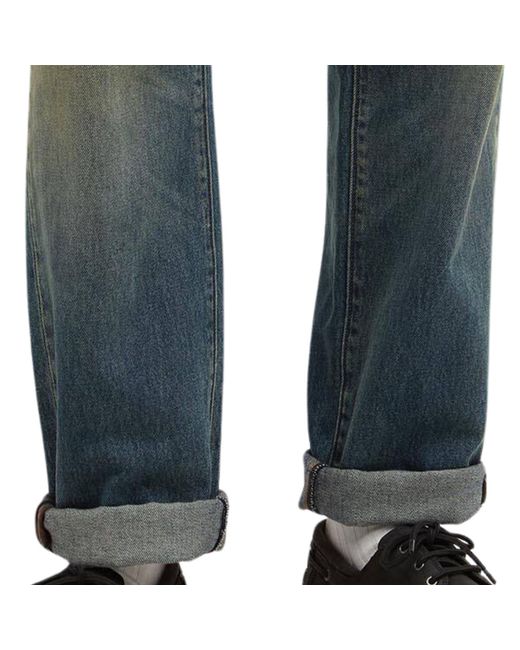 Barbour X Levi'S Blue 568 Jeans for men