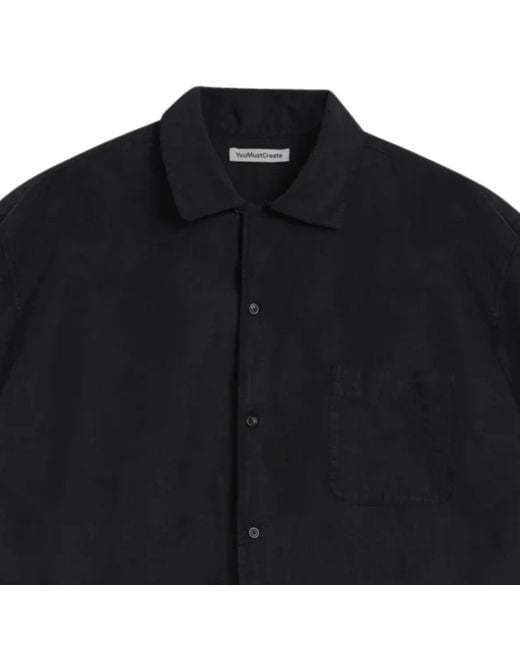 YMC Black Sidri Shirt for men